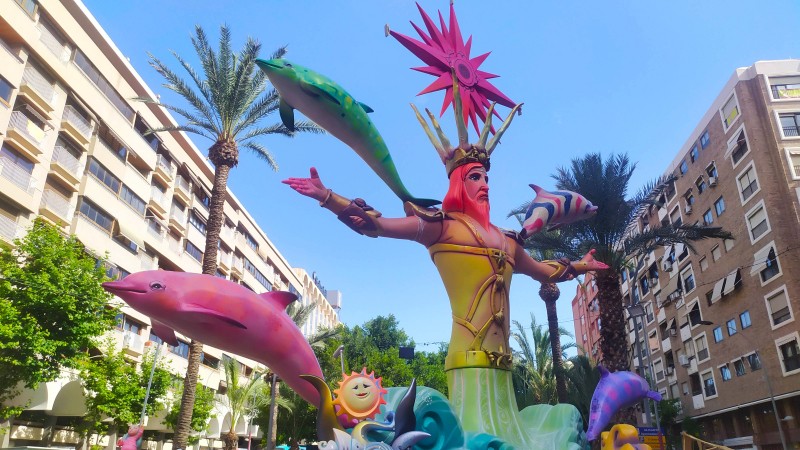 Hogueras de Alicante Hoguera Oscar Espla