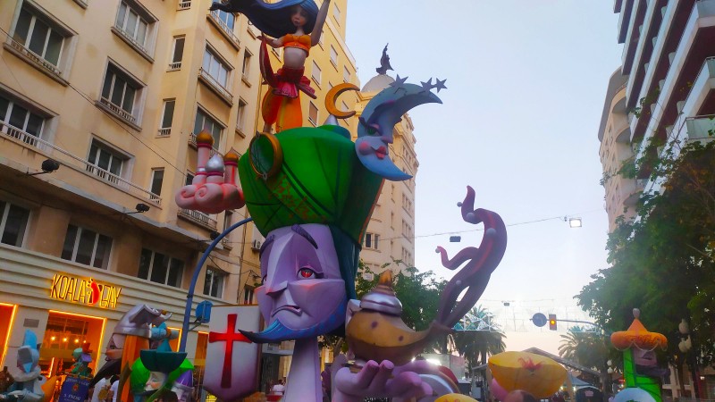 Hogueras de Alicante Hoguera Rambla