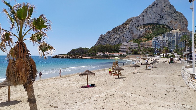 Playas en Calpe