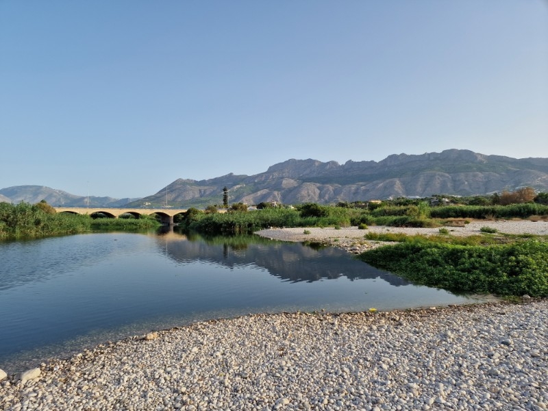 La desembocadura del Ro Algar