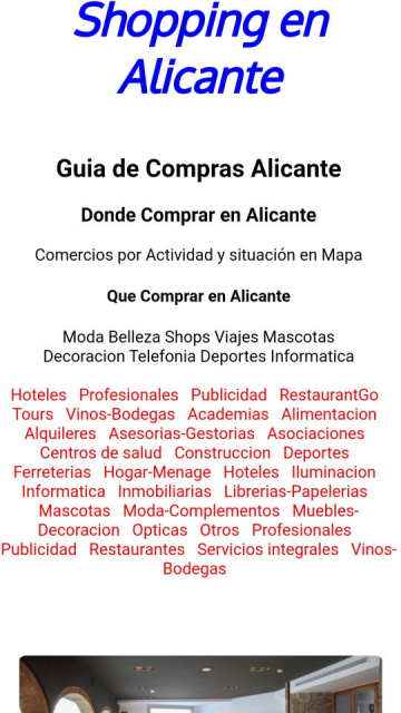 Tiendas Online Alicante