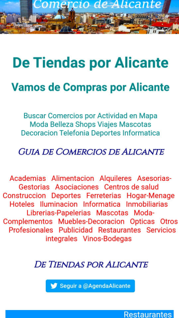 Tiendas Online Alicante